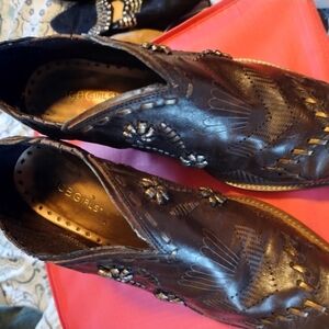 BCBGirls Dark Brown Embellished Loafers